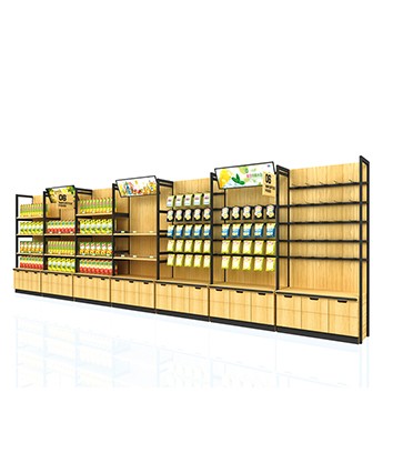 鋼木貨架-3-B-單面架