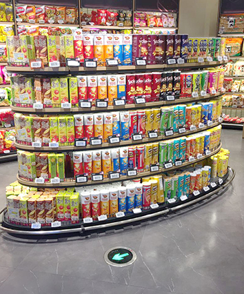 鋼木貨架雙面架